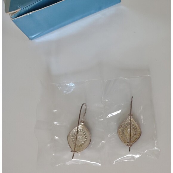 Vintage Avon 925 Sterling Silver Marcasite Diamond Shape Dangle Earrings 2004 2x - Picture 9 of 16